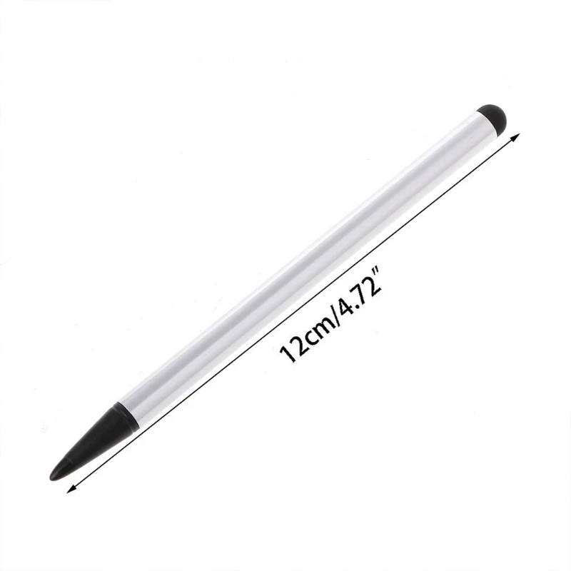 

2-In-1 Capacitive & Resistive Touch Screen Stylus Pen For iPhone iPad Tablet Phone