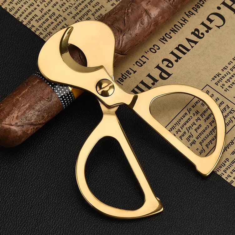 

Stainless steel exquisite cigar scissors sharp special cigar tool scissors