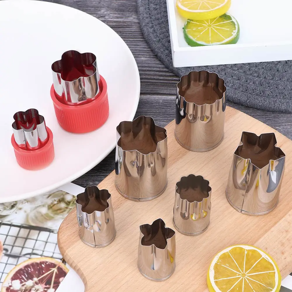 8 шт./компл. цветок Звезда Форма устройство резки овощей и фруктов плесень