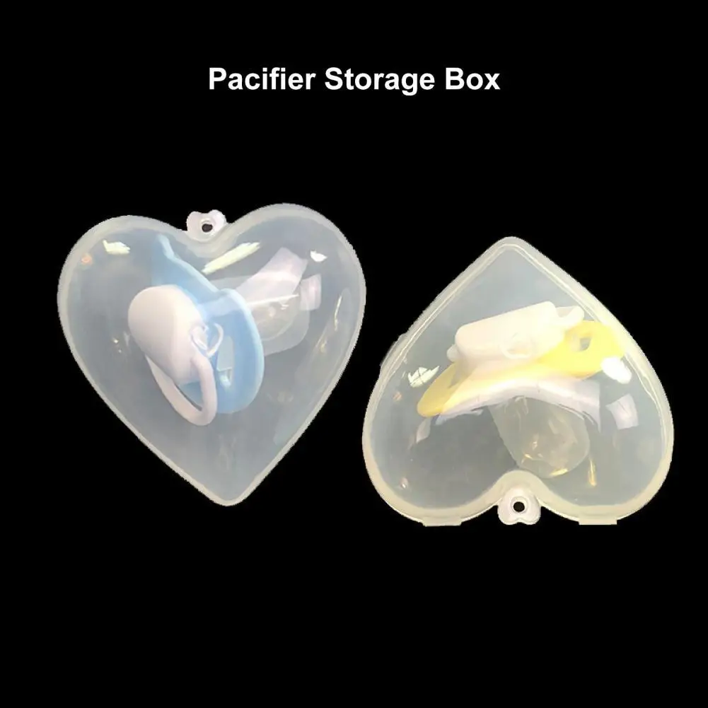 

Pacifier Box Food Grade Dustproof PP Soothe Pacifier Organizer Box Storage Container Baby Supplies for Home Baby Accessories