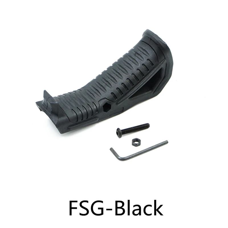 AEG Airsoft Air Guns Toy Tactical DIY Parts Nylon Front Grips RVG PTK TD AFG Paintball Accessories - Цвет: FSG-Black