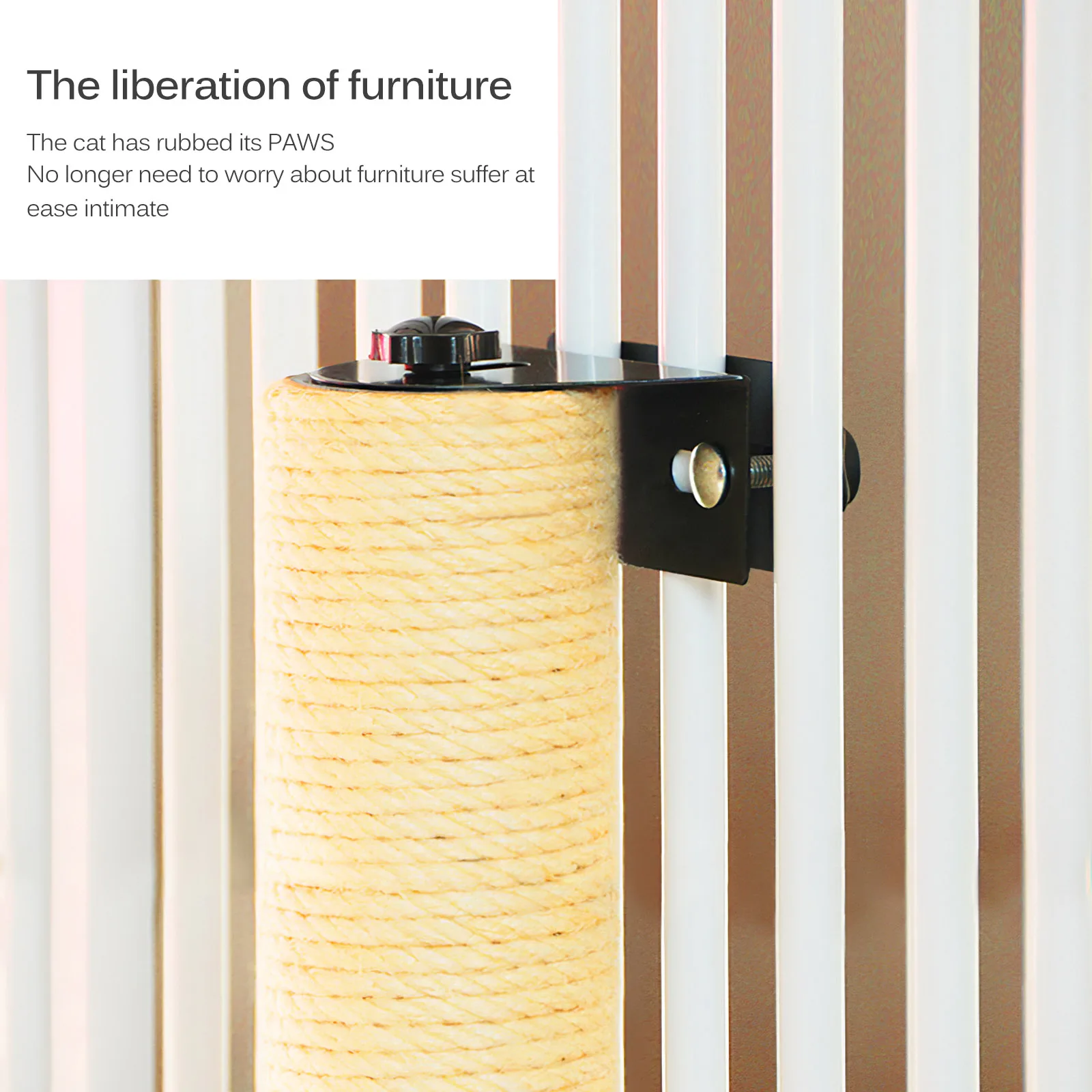 

Sisal Cat Scratching Post Climbing Frame Toy Anti-Scratch Cat Scratcher Post Climbing Column Durable Interactive Toys