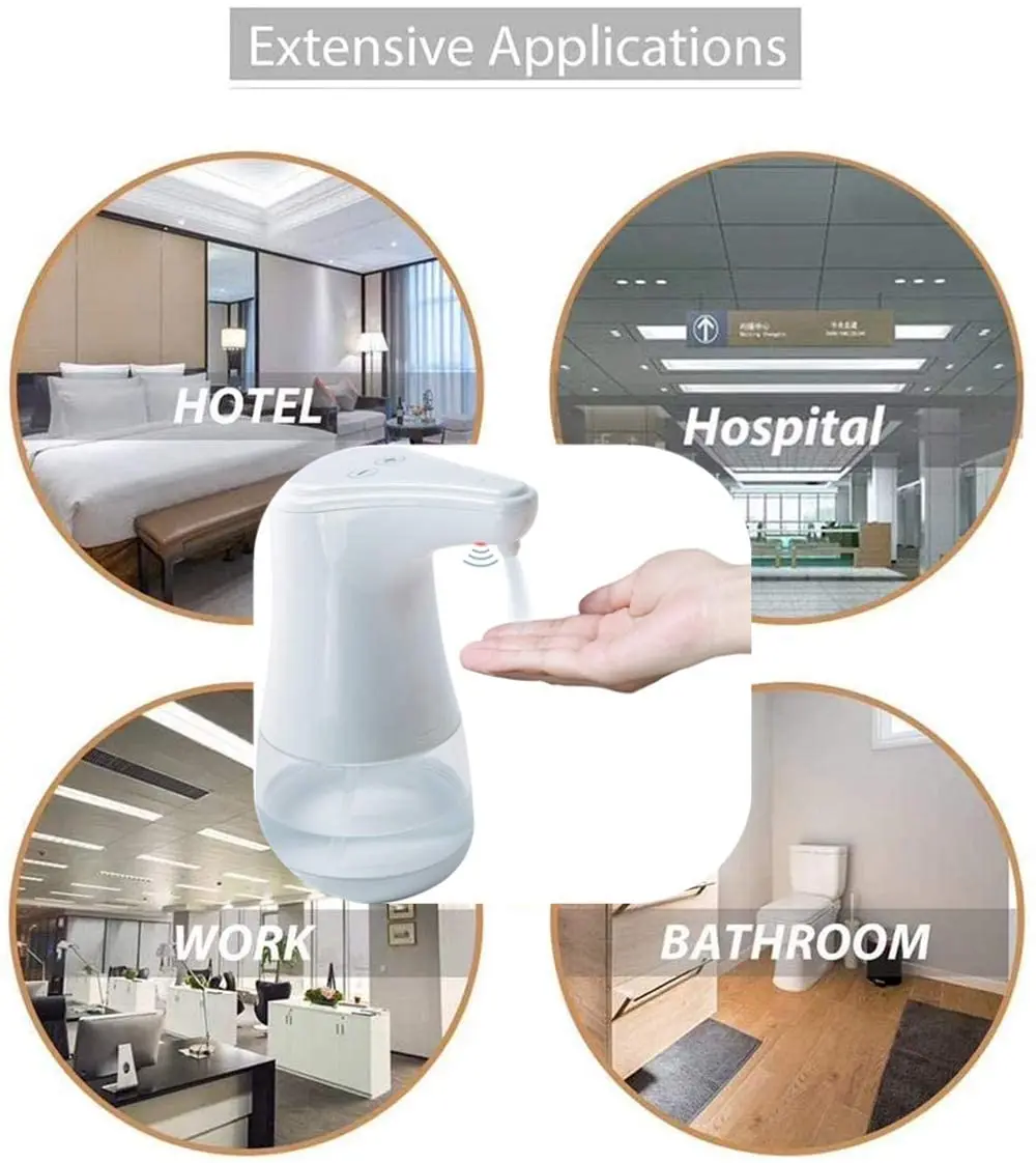 

TuCao Automatic Alcohol Dispenser - Touchless Hand Sanitizer - Portable Induction Sterilizer Sprayer - 360ml/12oz Tank Capacity