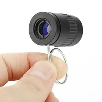 80hot2 5x17 5mm mini telescope pocket monocular hd lens with knuckle finger ring