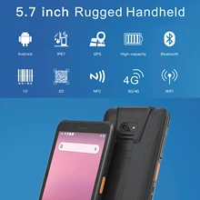 Android 10.0 MTK OCTA Core Data Collector Handheld PDA Terminal 4G 64G Support 2D Scanning NFC