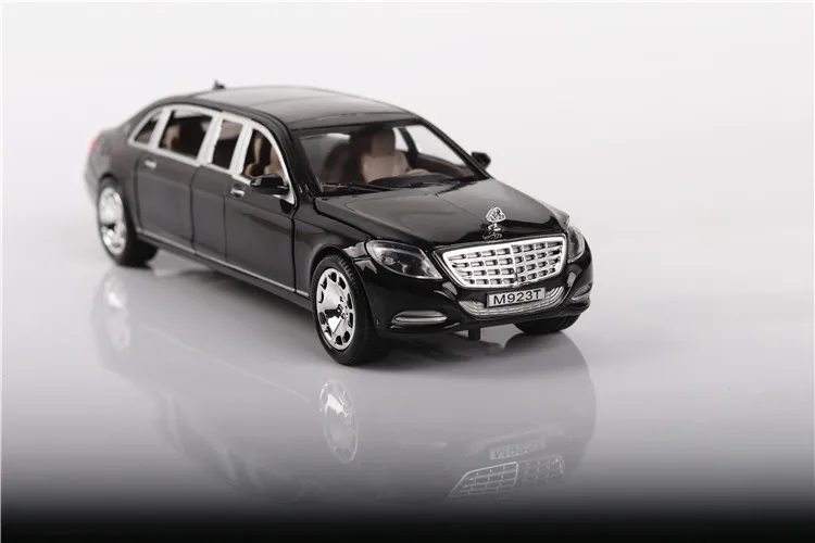 Высокая имитация литья под давлением 1/24 Bens S600 модель игрушечного автомобиля из металлического сплава оттягивающие назад Машинки Игрушки транспортные средства для детей Подарки для детей