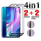Защитное стекло 4 в 1 для камеры Xiaomi Redmi Note 8 8T t Pro на Xioame 8A Note8 8Pro