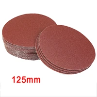 2pcs sanding polishing paper 5 125mm diameter sanding discs round sandpaper pads hook and loop grit 402000