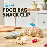 fresh food bag snack clip elastic button bread sealing clip plastic bag sealer storage clips kitchen tool accessories convenient