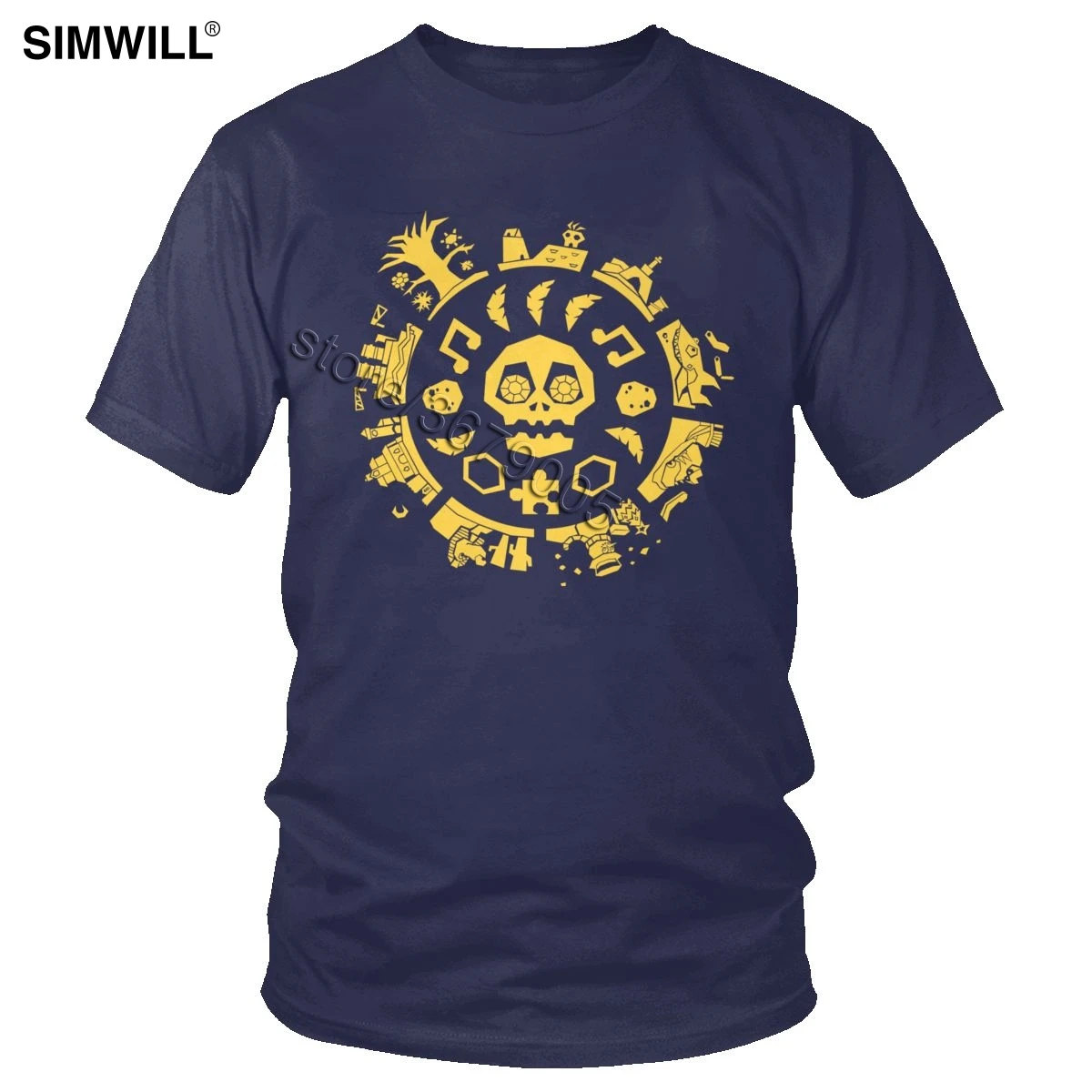 Брендовые Абстрактные Художественные музыкальные футболки с черепом мужские