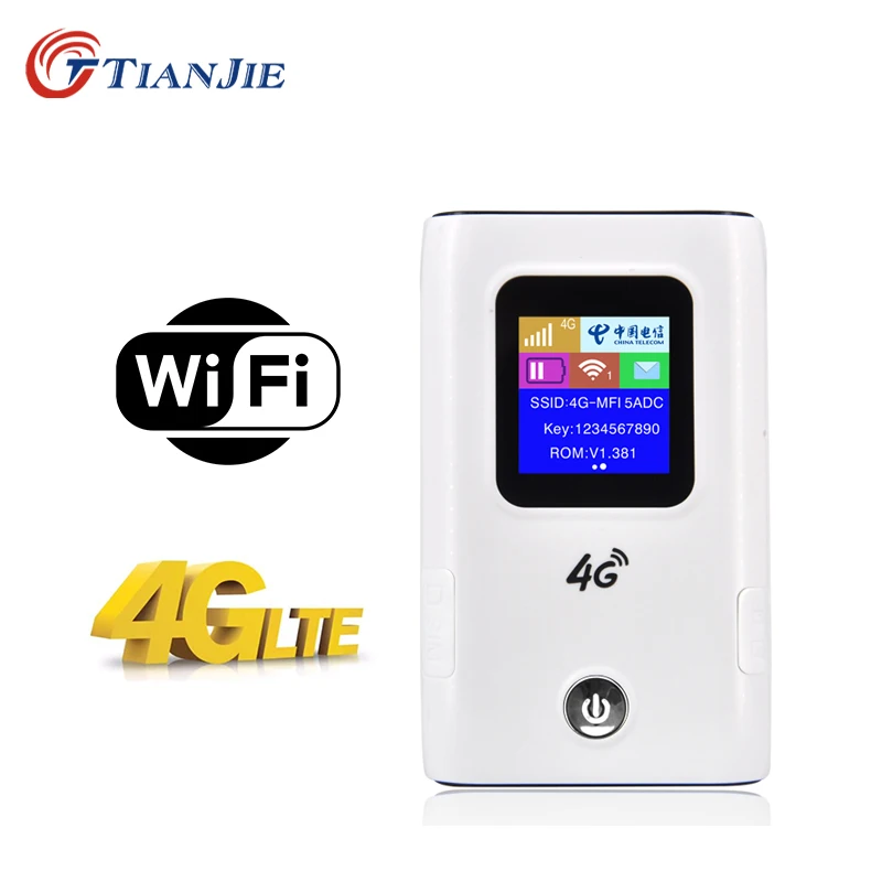 Wi-Fi-роутер TIANJIE MF905C 6000 мАч 150 Мбит/с | Компьютеры и офис
