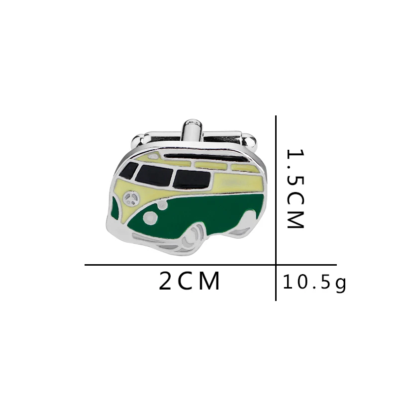 Запонки в винтажном стиле для автобуса новый дизайн автомобиля запонки из латуни