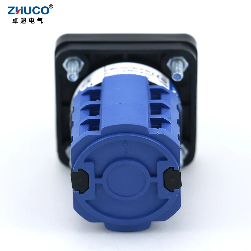 ZHUCO SZW26/LW26-20/0-6.3 20A Three Phase Seven Position 64X64 48X48 mm Panel Selector Transfer Rotary Cam Universal Switch - купить по