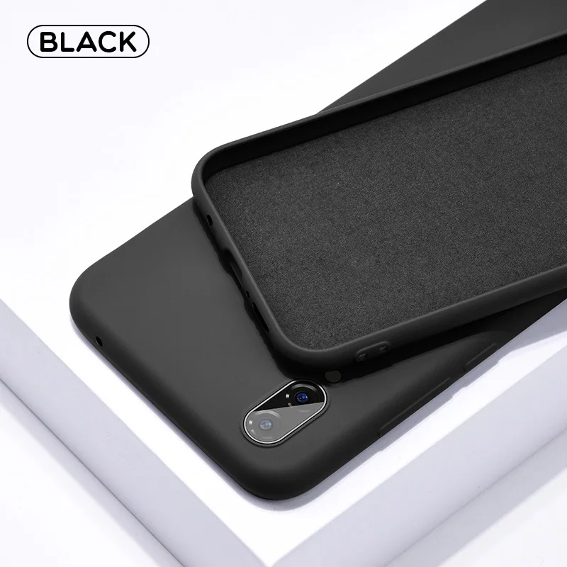 Black Конфеты из жидкого силикона чехол для samsung Galaxy A30 A50 A70 A40 A60 M10 m30 m40 A40S A20 A80 A90 S10E S8 S9 S10 Примечание 10 плюс Чехол - Цвет: Black