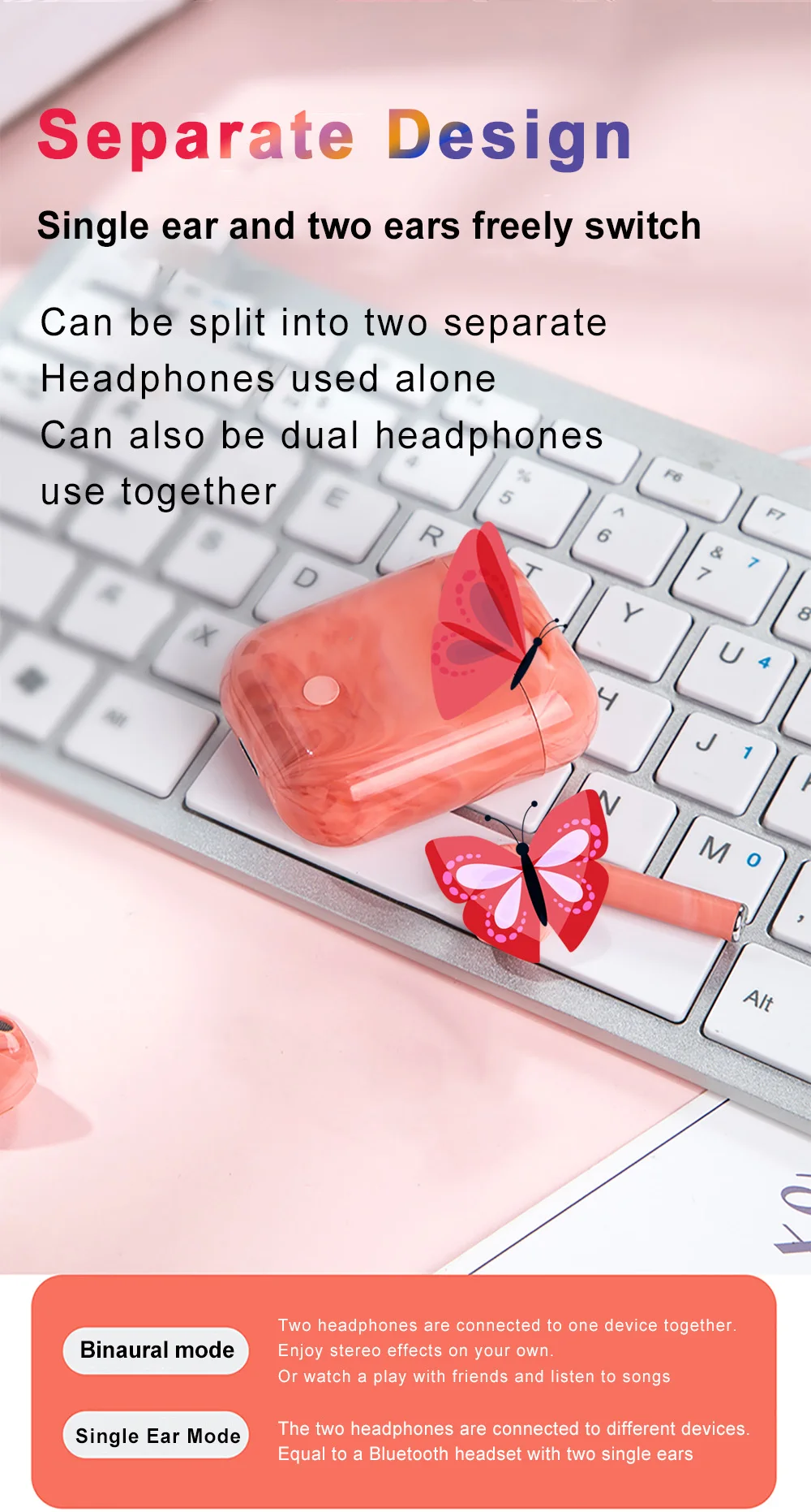 Беспроводные наушники i20 TWS окрашенные Bluetooth наушники беспроводные наушники водонепроницаемые 8D стерео наушники спортивная Гарнитура Blutooth