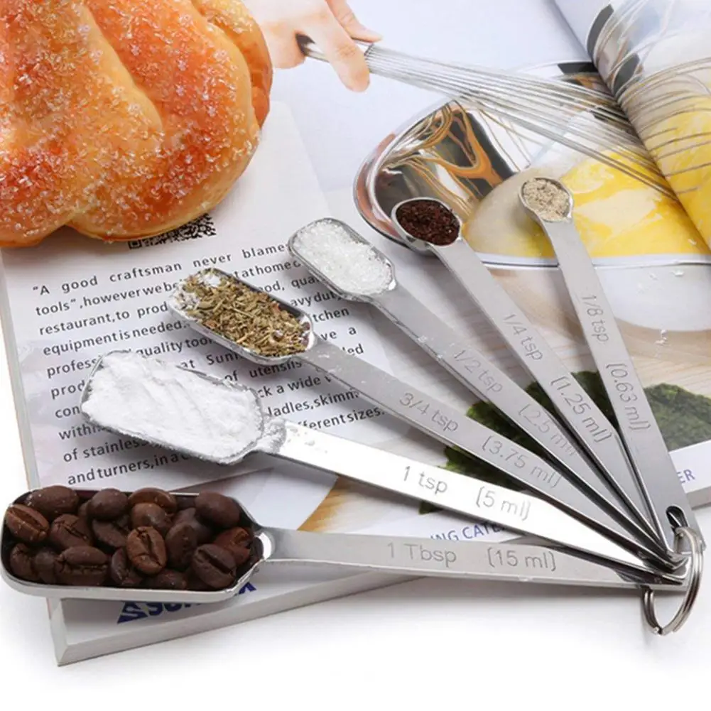 

Widely Applied Compact Polished Finished Measuring Spoons Set Kitchen Tools