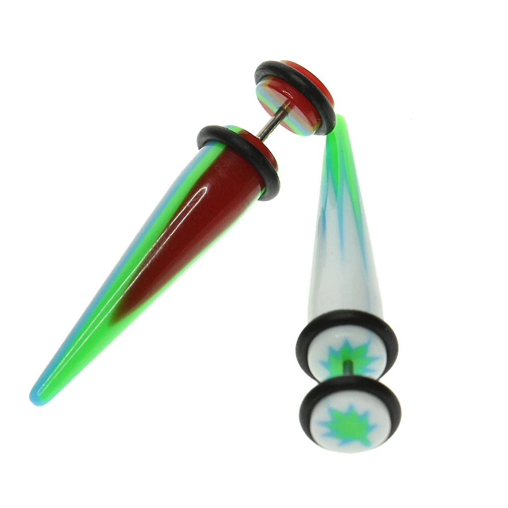 Винтовой конус с уплотнительным кольцом для пирсинга 0 Калибр внешний вид