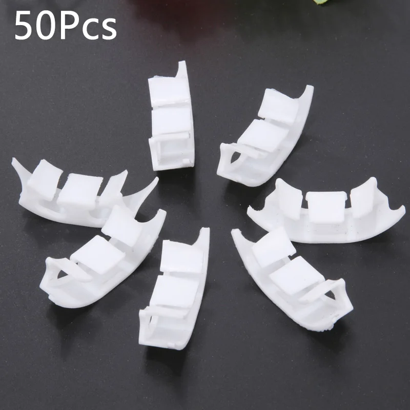 

50pcs/lot Vegetables Fixing Clips Prevent Bending Support Clamp for Fruit Flower Green Plant Seedling Reinforcement Clips