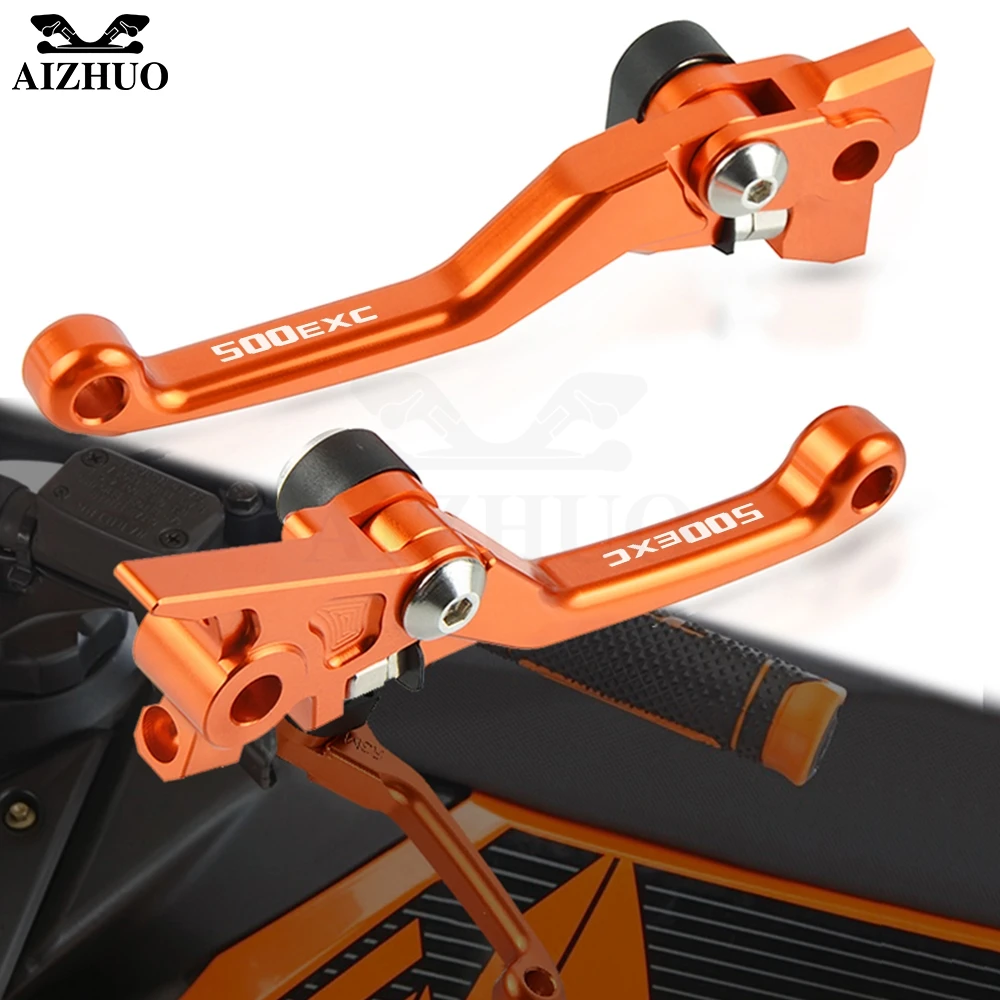 

Алюминиевые рычаги сцепления поворотного тормоза 500EXC 2012 2013 CNC для мотоцикла внедорожника, питбайка, мотокросса, 500EXC 2014-2016 2015