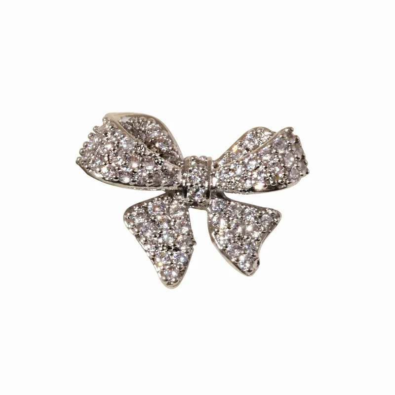 LZ Осень-Зима Новинка Серебряный Циркон дворец Ветер взрыв Сеть Красный Лук