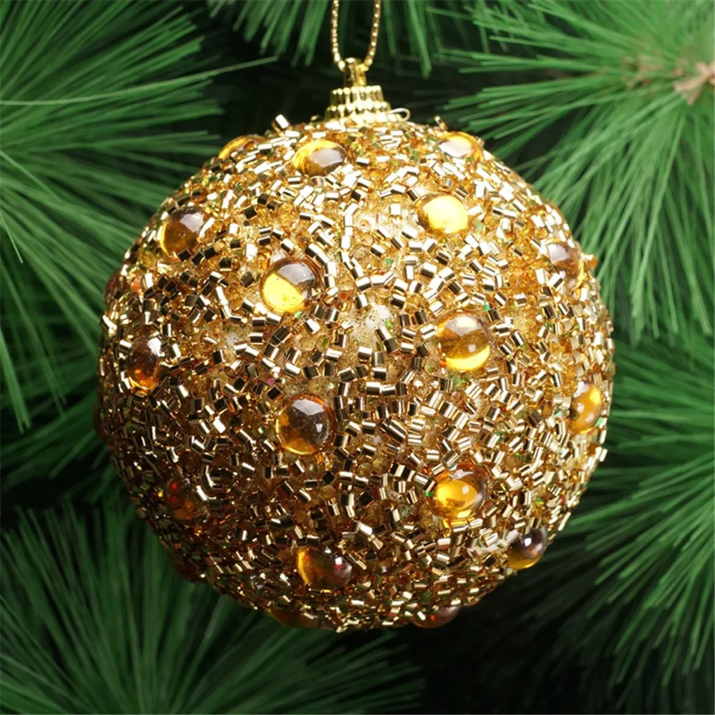 Рождественский Стразы блестящие шары шар орнамент с рождественской елкой