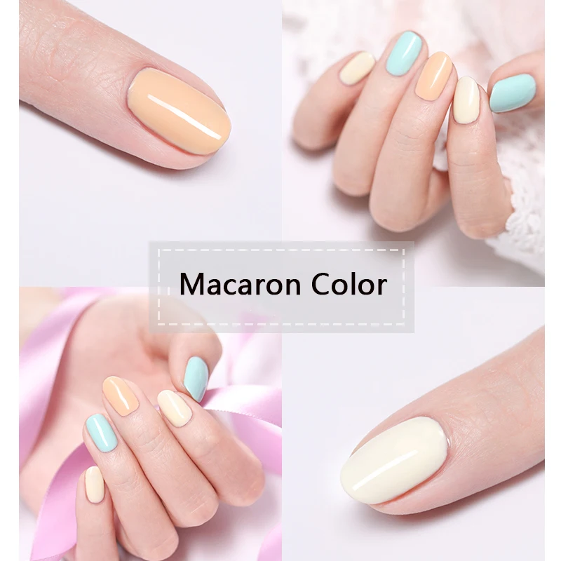 Фэйрyglo 8 мл макарон конфетный Гель лак для маникюра УФ гель ногтей Полупостоянный