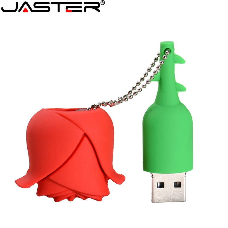 USB-флеш-накопитель JASTER в виде розы 64 гб 4 8 16 USB 2 0 | Компьютеры и офис