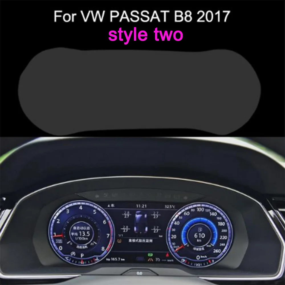 Стайлинг автомобиля защитная пленка для приборной панели защита экрана vw Passat B8 CC