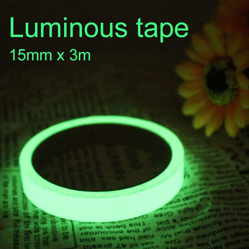 Светящаяся лента Фотолюминесцентная сценическая светящаяся самоклеящаяся