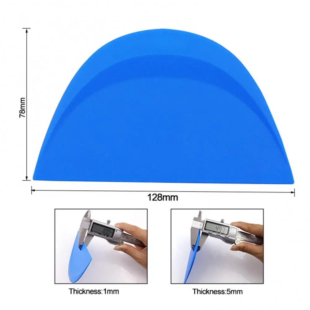 

Car Wash Vinyl Film Semicircle Wrapping Squeegee Scratch-Free Window Tint Scraper Cleaning Wash Car Scraper Tools
