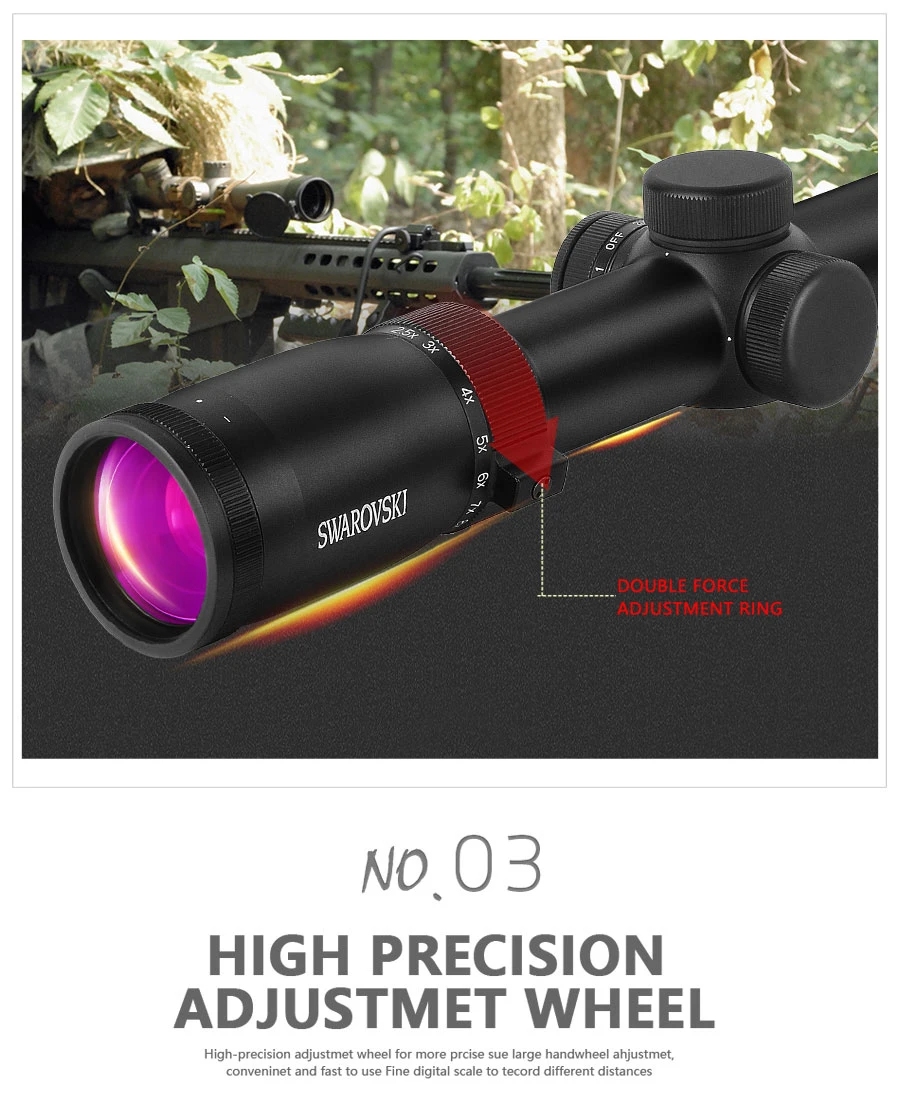 Swarovskl 2,5-15x56 IRZ3 прицел F15 красная точка сетка оптика охотничьи прицелы тактические прицелы снайперские прицелы