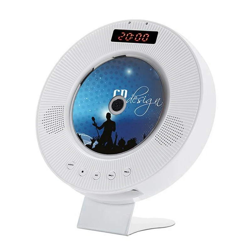 Настенный CD плеер объемный звук DVD Hifi FM радио Bluetooth портативный музыкальный