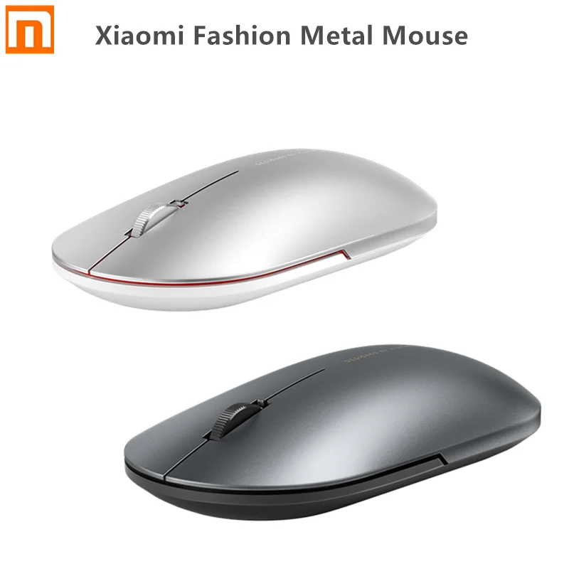 

Мышь беспроводная Xiaomi, металлическая, 1000 точек/дюйм, 2,4 ГГц, Bluetooth