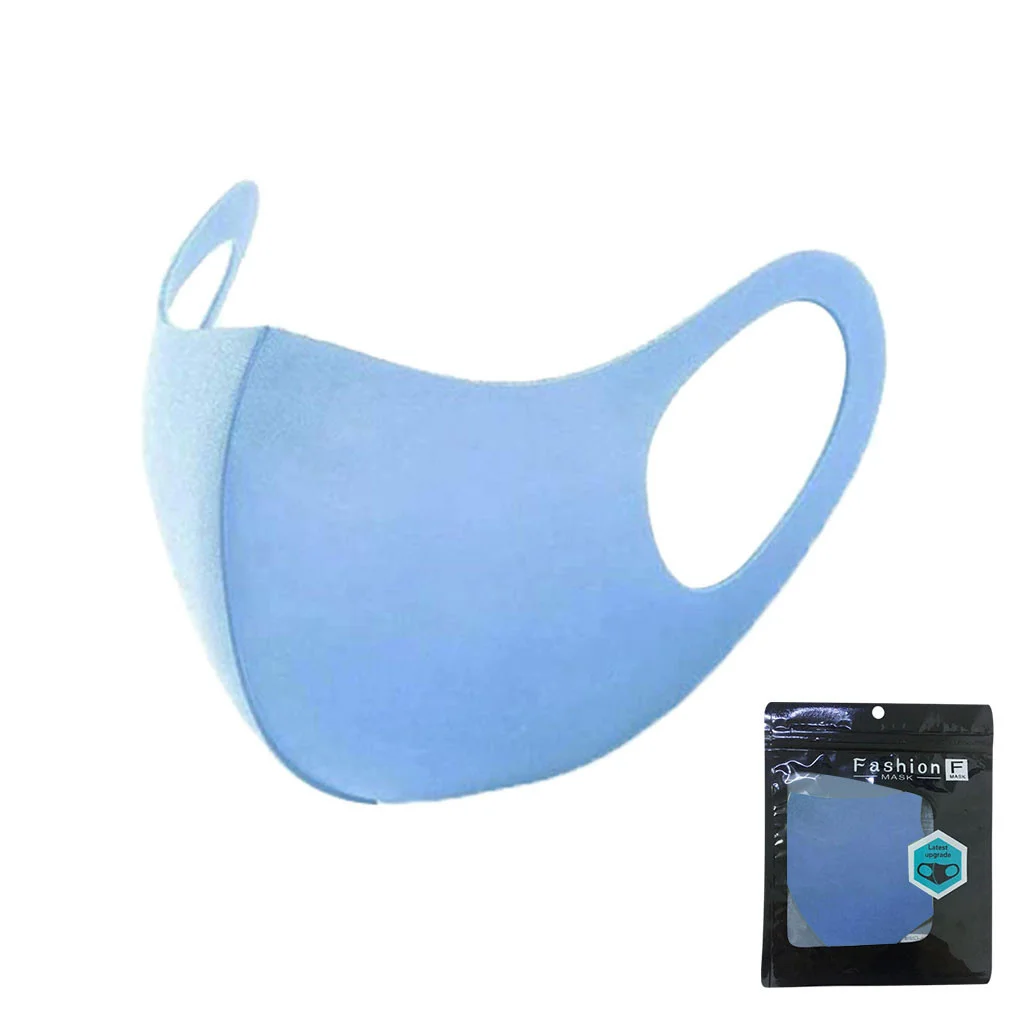 

Ice Silk Mask Anti-dust Cotton Mouth Face Mask Anti-fog Black Stereo 3d Mask Respirator Halloween Cosplay Mascarillas Mascaras