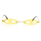 MINCL 2020 новые супер милые маленькие шикарные безободковые солнцезащитные очки унисекс в форме глаза роскошный бренд Уникальный дизайн для вечерние солнцезащитные очки UV400 NX