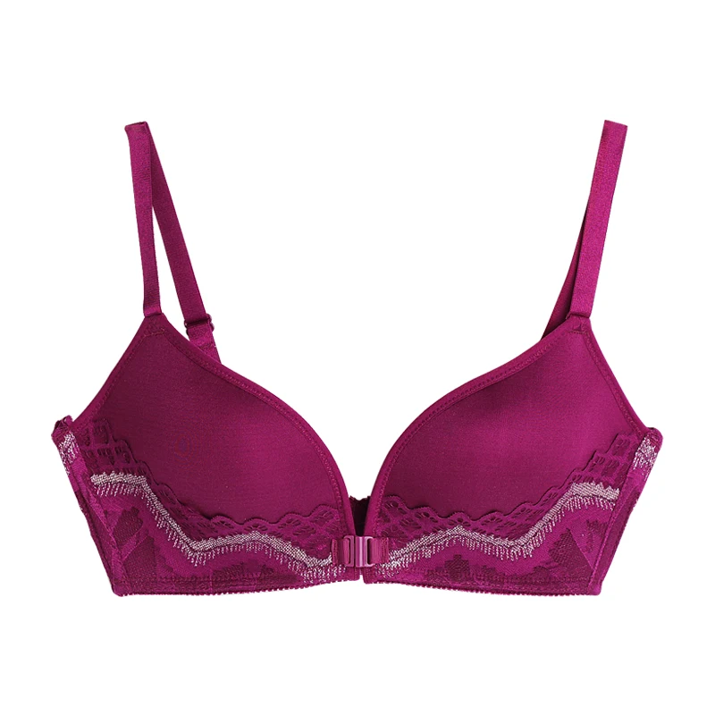 Бюстгальтер женский с чашками пуш ап мягкий гладкий точечный Бралетт косточками