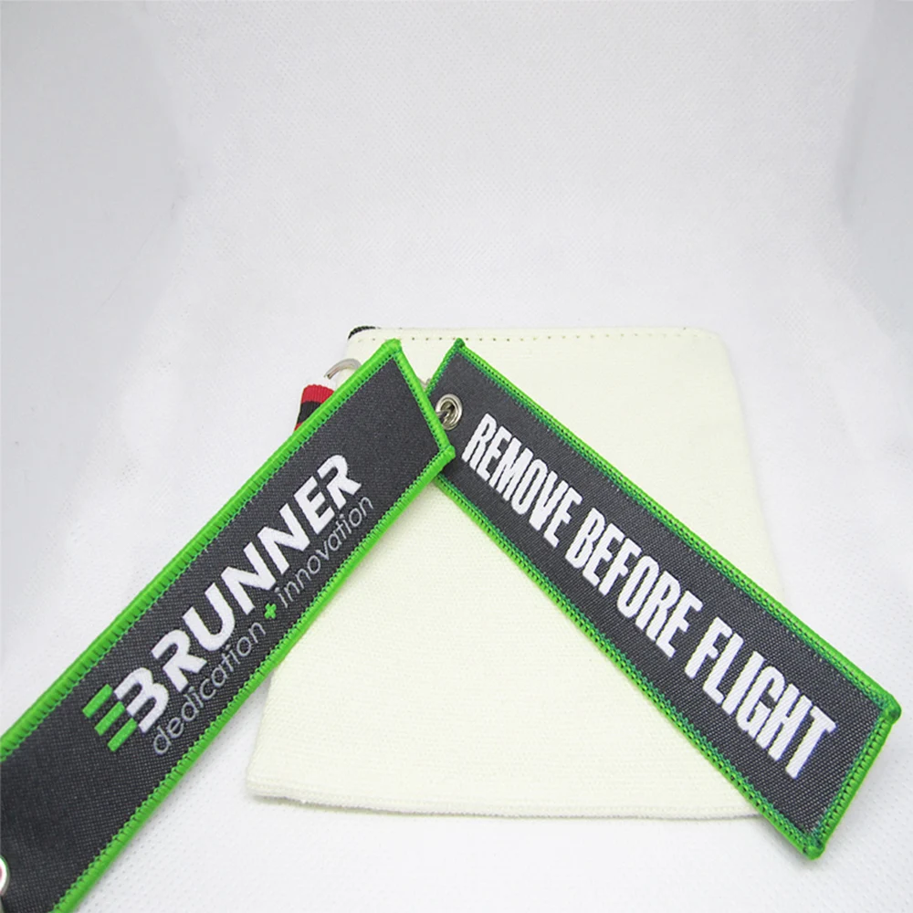 Брелок для ключей с вышивкой снять перед полетом|Вышивка| |