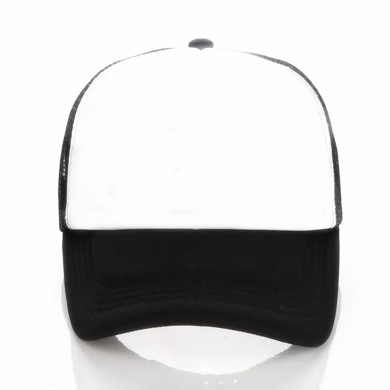 

100PCS Free Custom LOGO Design Cheap 100% Polyester Hats Children Adult Baseball Cap Blank Mesh Adjustable Hat Men Women