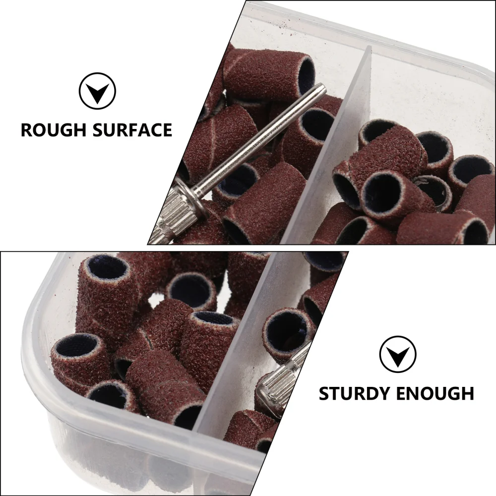 

1 Box High Efficient Nail Sanding Bands Nail Polishing Grinding Sanding Bands