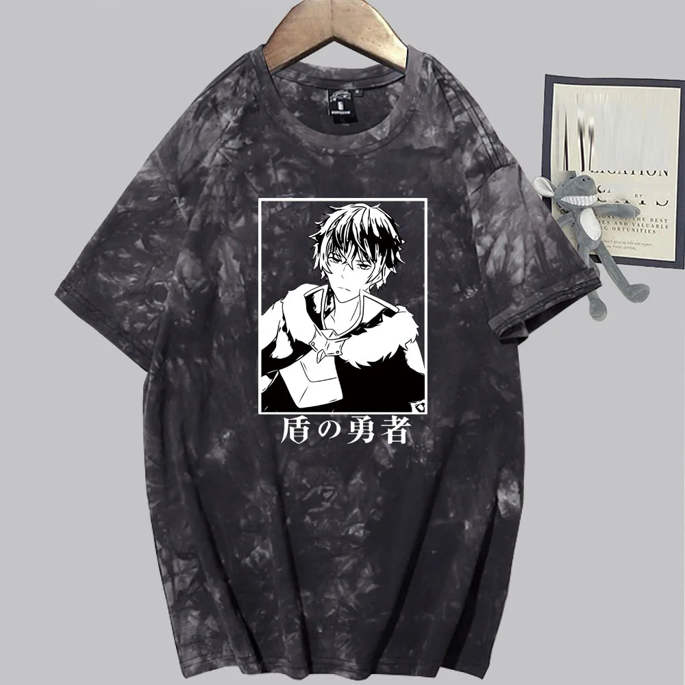 

Футболка с принтом героев мультфильма The Rising of the Shield Hero Naofumi, мужская и женская футболка с круглым вырезом