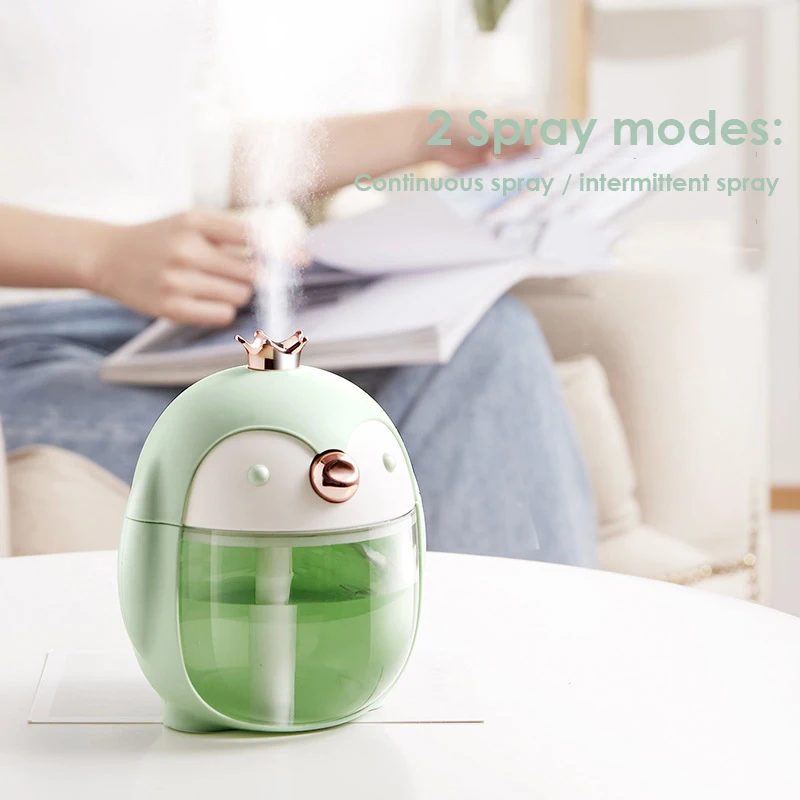 Ультразвуковой увлажнитель воздуха в форме пингвина 300 мл|Увлажнители воздуха| |