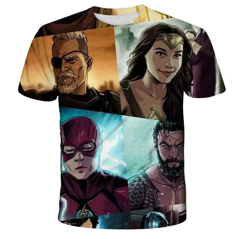 

2021 New Boy Girl 3D Printed T-shirt Summer Street Fashion Comfortable Short-Sleeved T-shirt 2021
