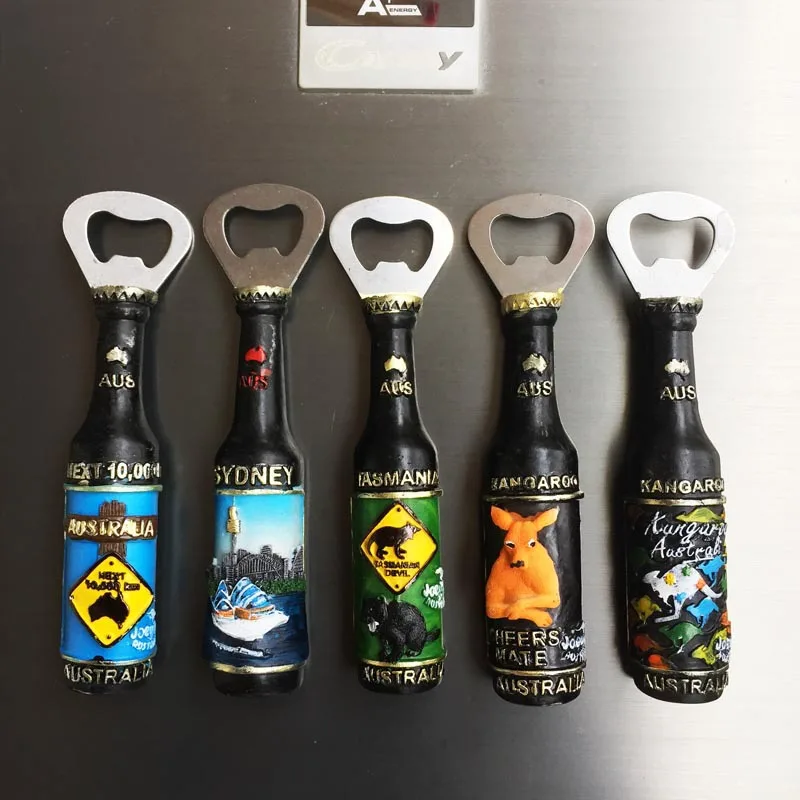 

Австралийский туристический сувенир магнитная наклейка на холодильник открывалка для бутылок пивная бутылка отвертка