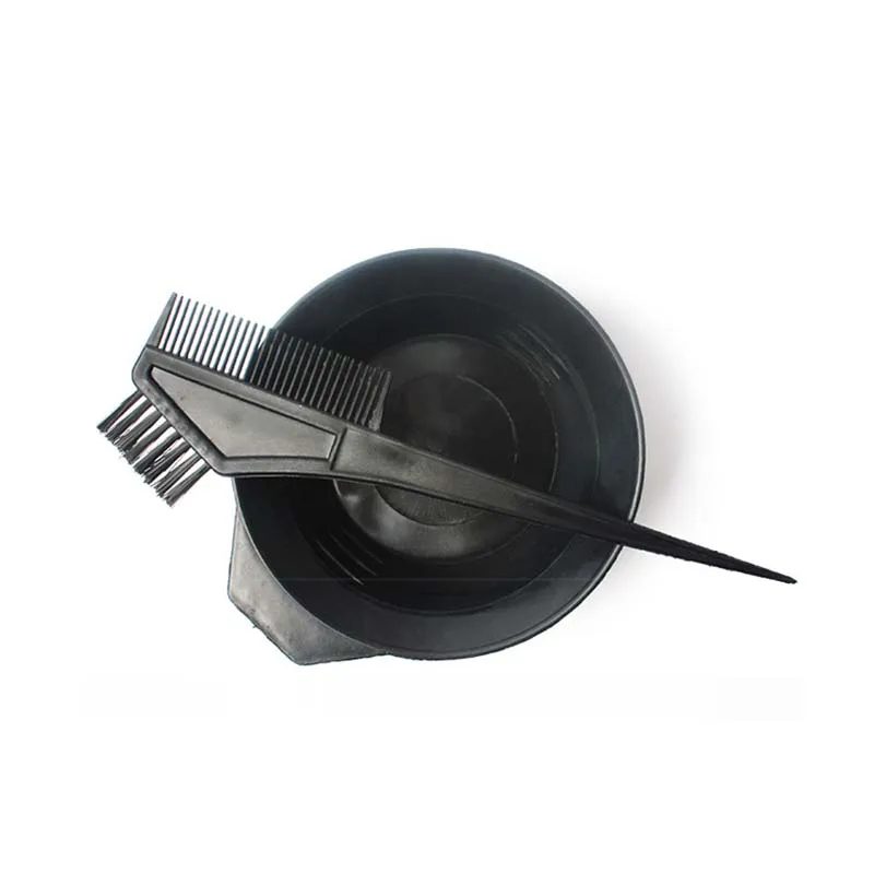 Черный парикмахерский набор инструментов для окрашивания волос расческа