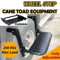 universal protable adjustable tire step car stairs tyre mount steps ladder wheel step tyre ladder lift stair for suv mpv