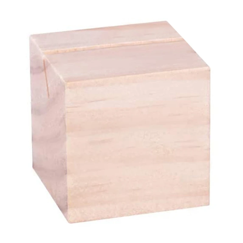 30 комплектов деревянный Настольный держатель для карт небольшой площади блок