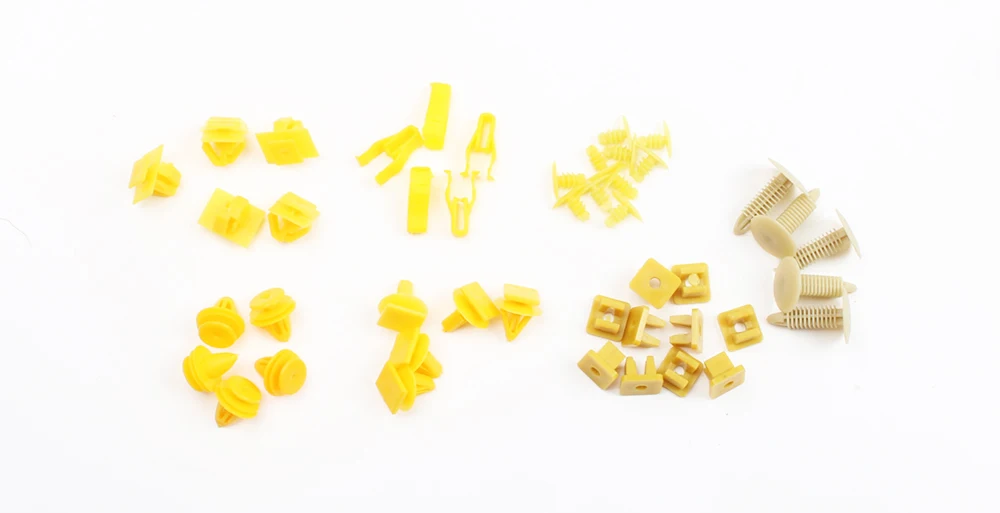 

200Pcs Mixed Universal Fastener Bumper Clips Retainer Fastener Plastic buckle Rivet Door Trim Panel Clip Fender Liner