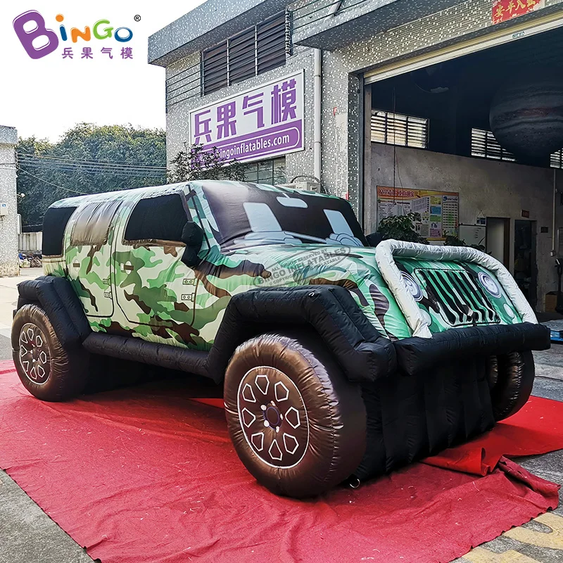 

Custom Built 4.8x2.5x2 Meters Car Show Inflatable Jeep Car Replica for Decoration Toys BG-M0123