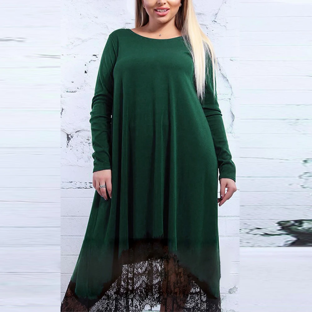 

Большой Размеры женские свободные макси платье в винтажном стиле, кружевные Детские платья размера плюс Размеры Ретро Vestidos; Сезон весна-осе...