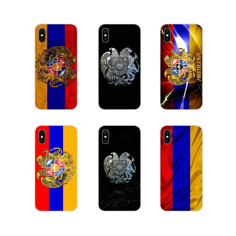 С флагом Армении для Apple iPhone X XR XS 11Pro MAX 4S 5S 5C SE 6S 7 8 Plus ipod 5 6 Аксессуары мобильного